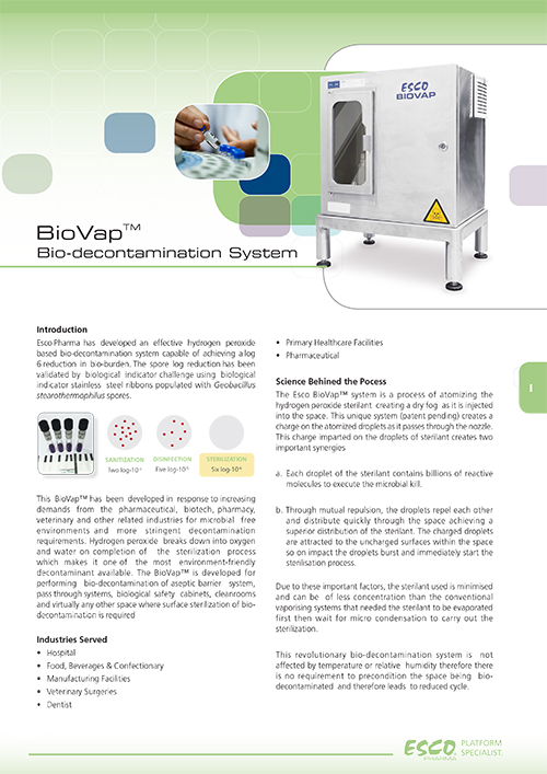 BioVap SellSheet